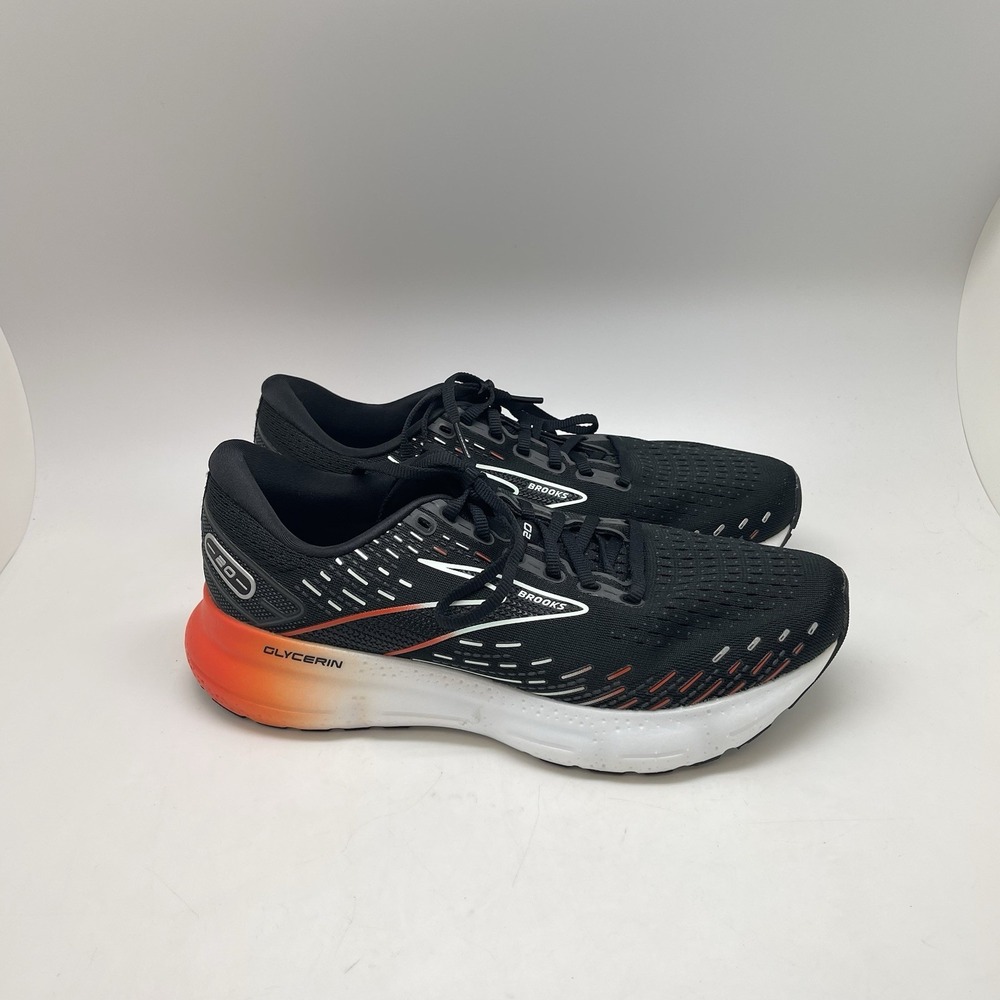 Brooks Sneakers Womens 9.5 B Glycerin 20 1203691B045 Black Running Athletic Shoe